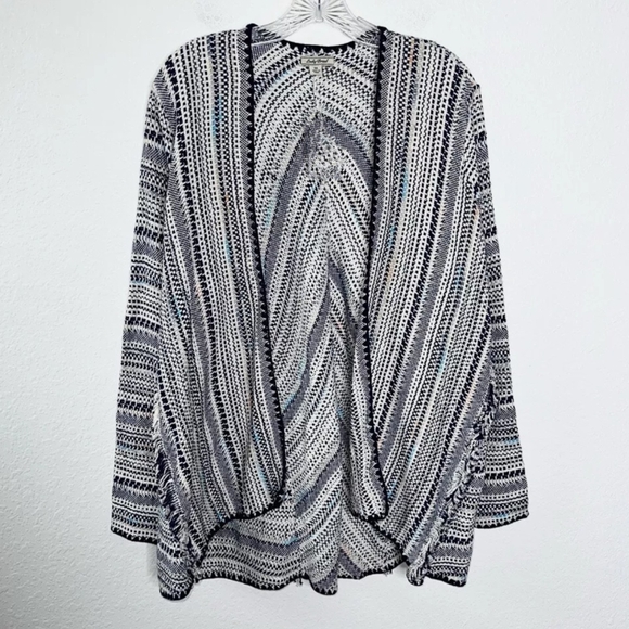 Lucky Brand Fringe Knit Cardigan - Picture 4 of 6